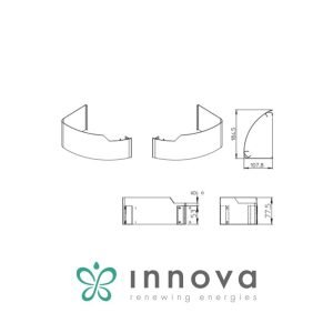 Декоративни крачета за вентилаторен конвектор Innova LC0157II