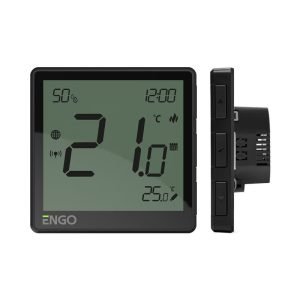 Стаен термостат Engo EONE-230B ZigBee черен