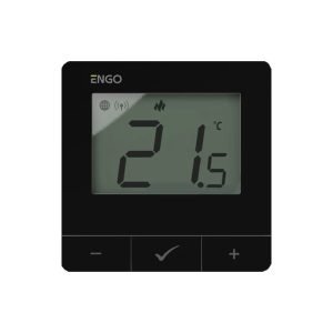 Стаен термостат Engo E25-230B ZigBee черен