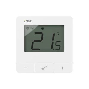 Стаен термостат Engo E25-230W ZigBee бял