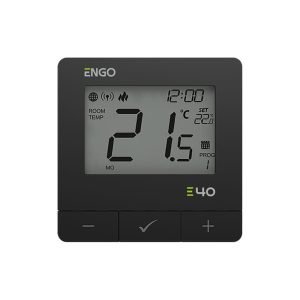 Стаен термостат Engo E40-230B ZigBee черен