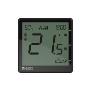 Стаен термостат Engo EFAN-230B WiFi MODBUS черен