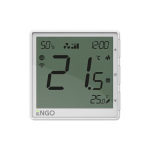 Стаен термостат Engo EFAN-230W WiFi MODBUS бял