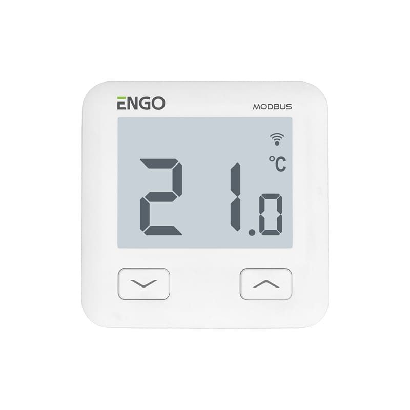 Стаен термостат Engo E10-MBUSW WiFi MODBUS бял