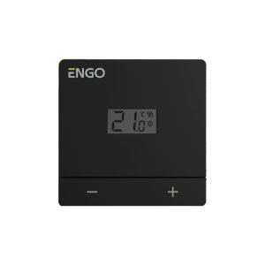 Стаен термостат Engo EASY-230B черен