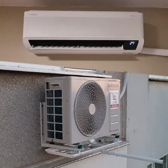 Монтаж на моносплит климатик — ж.к. Мусагеница, гр. София (SAMSUNG Wind-Free)