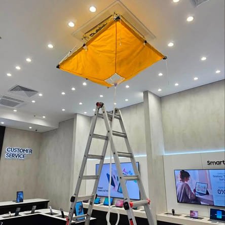Профилактика на климатична система — Samsung Store, Mall Plaza, гр. Пловдив