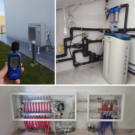 Пуск на термопомпа 8 kW Monoblock с бойлер 200 л. — под стълбище
