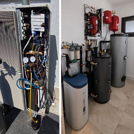 Термопомпа SAMSUNG TDM 16 kW с трифазно захранване — отопление, охлаждане и БГВ